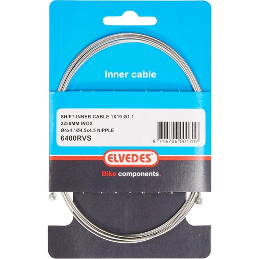 [102637] Elvedes versnellings binnenkabel RVS