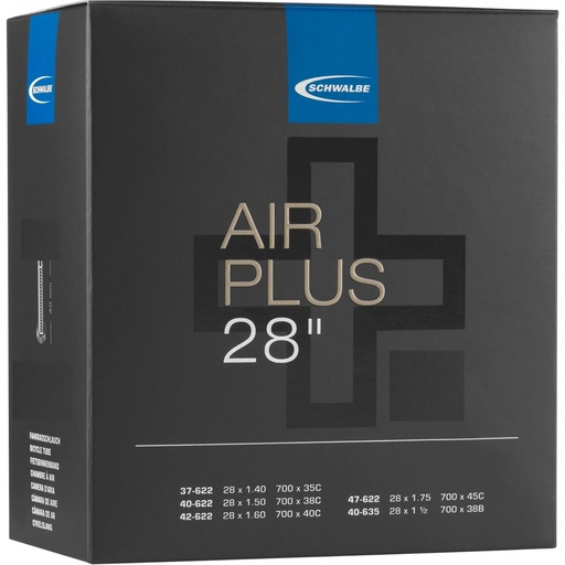 [1000744] Binnenband 28 inch air plus Hollands ventiel