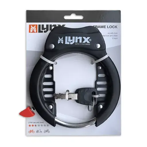 [10025908] Lynx Ringslot zwart gehard staal