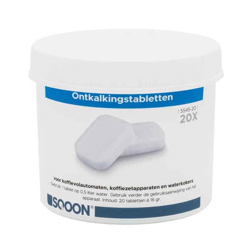 [114554] Ontkalkingstabletten 20 stuks 