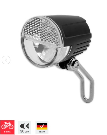 [106684] Lynx koplamp E-bike 30 Lux