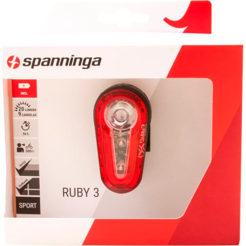 [106707] Spanninga RUBY 3 Achterlicht