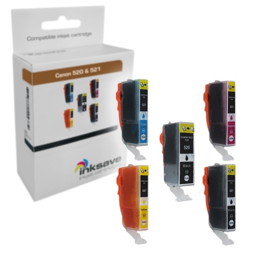 [115602] Canon PGI-520 & CLI-521 Multipack