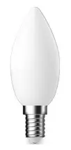 [111061] E14 Kaars 4w (=40W) mat  