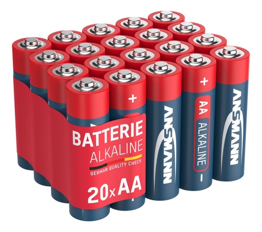 [104212] Batterijen 20 stuks AA Alkaline