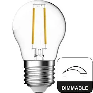 [106327] E27 kogel 4.2w (=40W) dimbaar  