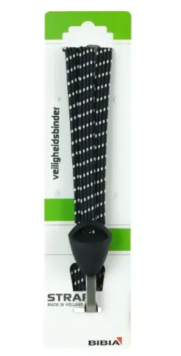 [113631] Snelbinder Haak 28'' zwart/wit/grijs