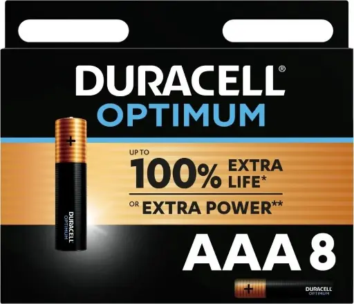 [1000098] Duracell Optimum AAA 8st.
