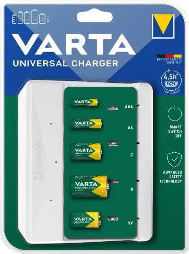 [116207] Varta Batterijlader universeel - zonder batterijen