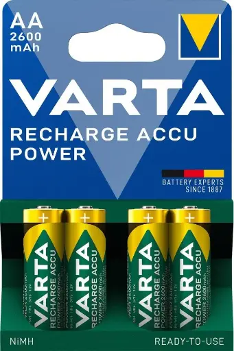[10022939] Varta AA 2600 Mah (4) Oplaadbaar